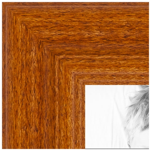 ArtToFrames 11x25 inch Honey Picture Frame, Brown Wood Poster Frame (4093)