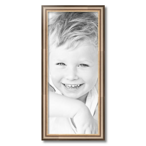 ArtToFrames 11x26" Anique Silver Picture Frame, Silver Wood Poster Frame, with Regular Acrylic and 2 (FBPL-4964)