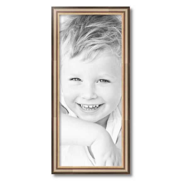 ArtToFrames 11x26" Anique Silver Picture Frame, Silver Wood Poster Frame, with Regular Acrylic and 2 (FBPL-4964)