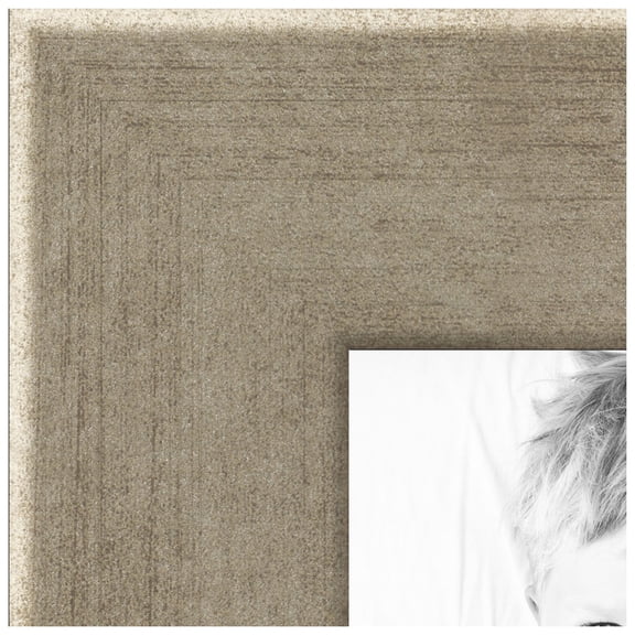 ArtToFrames 11x27 inch Muted Prosecco Gold Picture Frame, Gold MDF Poster Frame (4673)