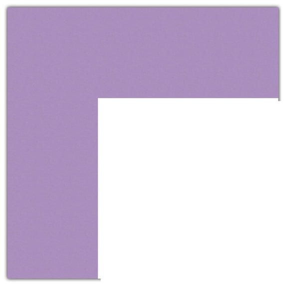 ArtToFrames 11x30" Lavender Mist Custom Mat for Picture Frame with Opening for 7x26" Photos. Mat Only, Frame Not Included (MAT-177)