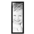 thumbnail image 1 of ArtToFrames 11x31 inch Black Steel Picture Frame, Black MDF Poster Frame (4639), 1 of 7