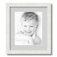 thumbnail image 1 of ArtToFrames 12.5x15" Matted Picture Frame with 8.5x11" Single Mat Photo Opening Framed in 1.25" Satin White Frame and 2" Candlewick Mat (FWM-3966-12.5x15), 1 of 8
