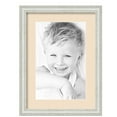 thumbnail image 1 of ArtToFrames 12.5x18" Matted Picture Frame with 8.5x14" Single Mat Photo Opening Framed in 1.25" Off White Wash on Ash and 2" French Creme Mat (FWM-4098-12.5x18), 1 of 8