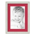 thumbnail image 1 of ArtToFrames 12.5x18" Matted Picture Frame with 8.5x14" Single Mat Photo Opening Framed in 1.25" Off White Wash on Ash and 2" Rouge Mat (FWM-4098-12.5x18), 1 of 8