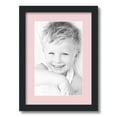 thumbnail image 1 of ArtToFrames 12.5x18 Matted Picture Frame with 8.5x14 Single Mat Photo Opening Framed in 1.25 Satin Black and 2 Hollyhock Mat (FWM-3926-12.5x18), 1 of 8