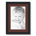thumbnail image 1 of ArtToFrames 12.5x18 Matted Picture Frame with 8.5x14 Single Mat Photo Opening Framed in 1.25 Satin Black and 2 Maroon Mat (FWM-3926-12.5x18), 1 of 8
