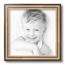 ArtToFrames 12" x 12" Anique Silver Picture Frame, 12x12 inch Silver Wood Poster Frame (WOM-4964)