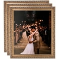 thumbnail image 1 of ArtToFrames 12" x 12" Antique Silver Picture Frame, 12x12 inch Silver Wood Poster Frame (WOM-4562), 3 Pack, 1 of 7