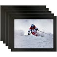 thumbnail image 1 of ArtToFrames 12" x 12" Black Stain Picture Frame, 12x12 inch Black Wood Poster Frame (WOM-4088), 5 Pack, 1 of 8