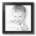 thumbnail image 1 of ArtToFrames 12" x 12" Black with Beads Picture Frame, 12x12 inch Black Wood Poster Frame (WOM-4625), 1 of 7