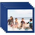 thumbnail image 1 of ArtToFrames 12" x 12" Blue Picture Frame, 12x12 inch Blue Wood Poster Frame (WOM-4158), 5 Pack, 1 of 7