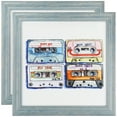 thumbnail image 1 of ArtToFrames 12" x 12" Blue Picture Frame, 12x12 inch Blue Wood Poster Frame (WOM-4377), 2 Pack, 1 of 8