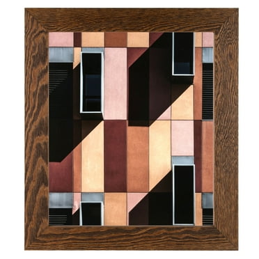 ArtToFrames 12" x 12" Brown Picture Frame, 12x12 inch Brown Wood Poster Frame (WOM-4291), 1 Pack