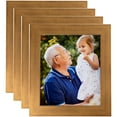 thumbnail image 1 of ArtToFrames 12" x 12" Muted Gold Glow Picture Frame, 12x12 inch Gold MDF Poster Frame (WOM-4675), 4 Pack, 1 of 7