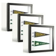 thumbnail image 1 of ArtToFrames 12" x 12" Satin Black Picture Frame, 12x12 inch Black Wood Poster Frame (WOM-4654), 3 Pack, 1 of 7