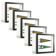 thumbnail image 1 of ArtToFrames 12" x 12" Satin Black Picture Frame, 12x12 inch Black Wood Poster Frame (WOM-4654), 5 Pack, 1 of 7