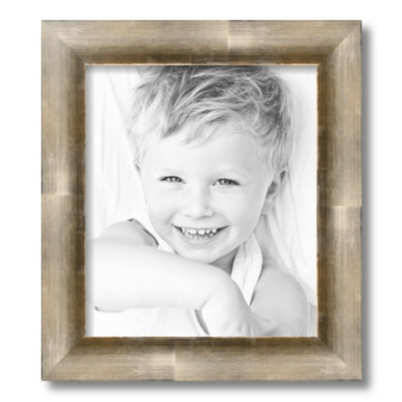 ArtToFrames 12" x 14" Antique Silver Picture Frame, 12x14 inch Silver Wood Poster Frame (WOM-4944), 1 Pack