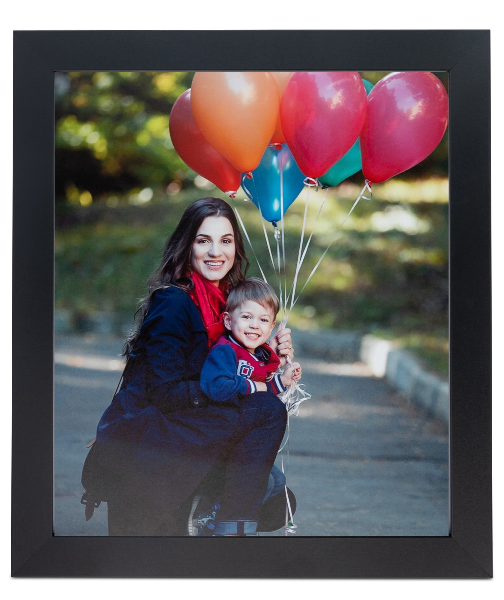 ArtToFrames 12" x 14" Black Picture Frame, 12x14 inch Black MDF Poster Frame (WOM-3943), 1 Pack