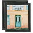 thumbnail image 1 of ArtToFrames 12" x 14" Galleria Noir Picture Frame, 12x14 inch Black MDF Poster Frame (WOM-4083), 2 Pack, 1 of 7