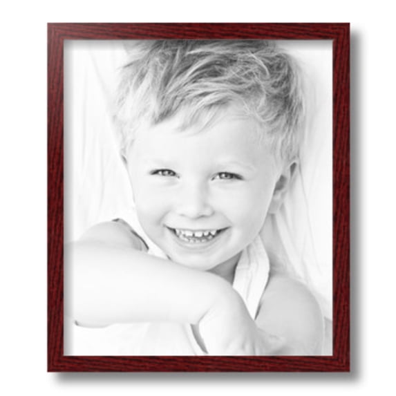 ArtToFrames 12" x 14" Cherry Picture Frame, 12x14 inch Red Wood Poster Frame (WOM-4213), 1 Pack