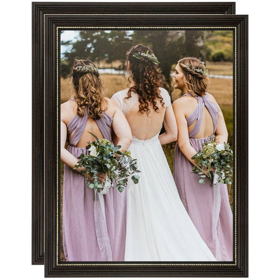 ArtToFrames 12" x 14" Cherry Picture Frame, 12x14 inch Red Wood Poster Frame (WOM-4316), 2 Pack