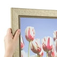 thumbnail image 1 of ArtToFrames 12" x 14" Metallic Gold with Ornate Detail Picture Frame, 12x14 inch Gold Wood Poster Frame (WOM-4576), 1 of 7