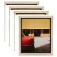 thumbnail image 1 of ArtToFrames 12" x 14" Silver with Black Lip Picture Frame, 12x14 inch Multi Wood Poster Frame (WOM-5193), 4 Pack, 1 of 6