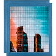 thumbnail image 1 of ArtToFrames 12" x 16" Blue Picture Frame, 12x16 inch Blue Wood Poster Frame (WOM-4427), 2 Pack, 1 of 7