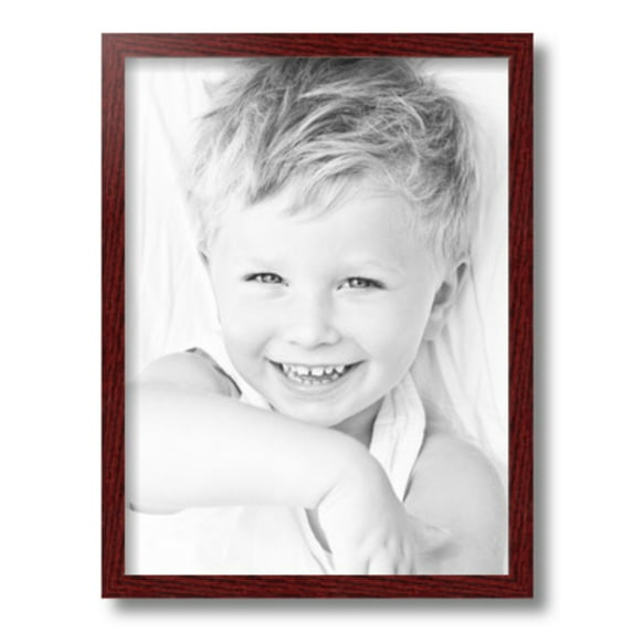 ArtToFrames 12" x 16" Cherry Picture Frame, 12x16 inch Red Wood Poster Frame (WOM-4213), 3 Pack