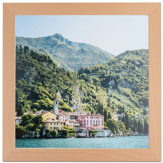 ArtToFrames 12" x 16" European Beech Picture Frame, 12x16 inch Brown Wood Poster Frame (WOM-4849), 1 Pack