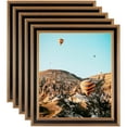 thumbnail image 1 of ArtToFrames 12" x 16" Gold with Burgundy Panel Picture Frame, 12x16 inch Gold Wood Poster Frame (WOM-4758), 5 Pack, 1 of 7