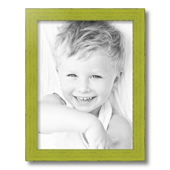 ArtToFrames 12" x 16" Modern Green Picture Frame, 12x16 inch Green Wood Poster Frame (WOM-4589)