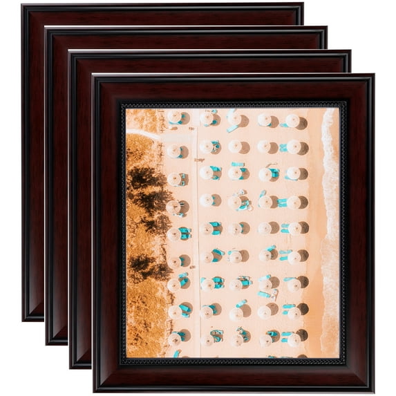 ArtToFrames 12" x 16" Traditional Mahogany Picture Frame, 12x16 inch Multi Wood Poster Frame (WOM-5159), 4 Pack