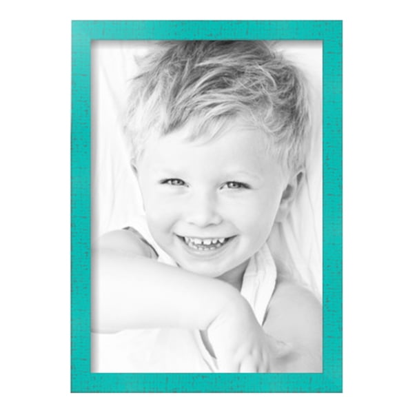 ArtToFrames 12" x 17" Aqua Picture Frame, 12x17 inch Green Wood Poster Frame (WOM-5186),  Pack