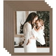 thumbnail image 1 of ArtToFrames 12" x 18" Brown Rustic Picture Frame, 12x18 inch Brown Wood Poster Frame (WOM-4844), 5 Pack, 1 of 8