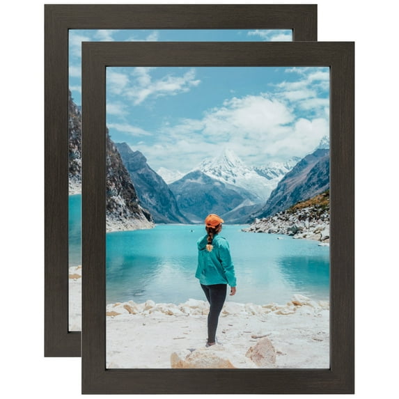 ArtToFrames 12" x 18" Coffee Picture Frame, 12x18 inch Brown MDF Poster Frame (WOM-4024), 2 Pack