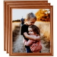 thumbnail image 1 of ArtToFrames 12" x 18" Honey Picture Frame, 12x18 inch Brown Wood Poster Frame (WOM-4093), 3 Pack, 1 of 7