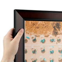 ArtToFrames 12" x 18" Honors Mahogany Picture Frame, 12x18 inch Brown Wood Poster Frame (WOM-5155)