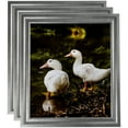 thumbnail image 1 of ArtToFrames 12" x 18" Muted Cold Silver Picture Frame, 12x18 inch Silver MDF Poster Frame (WOM-4682), 3 Pack, 1 of 6