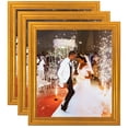 thumbnail image 1 of ArtToFrames 12" x 18" Muted Gold Glow Picture Frame, 12x18 inch Gold MDF Poster Frame (WOM-4680), 3 Pack, 1 of 7