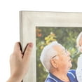 thumbnail image 1 of ArtToFrames 12" x 18" Muted Warm Silver Picture Frame, 12x18 inch Silver MDF Poster Frame (WOM-4676), 1 of 7