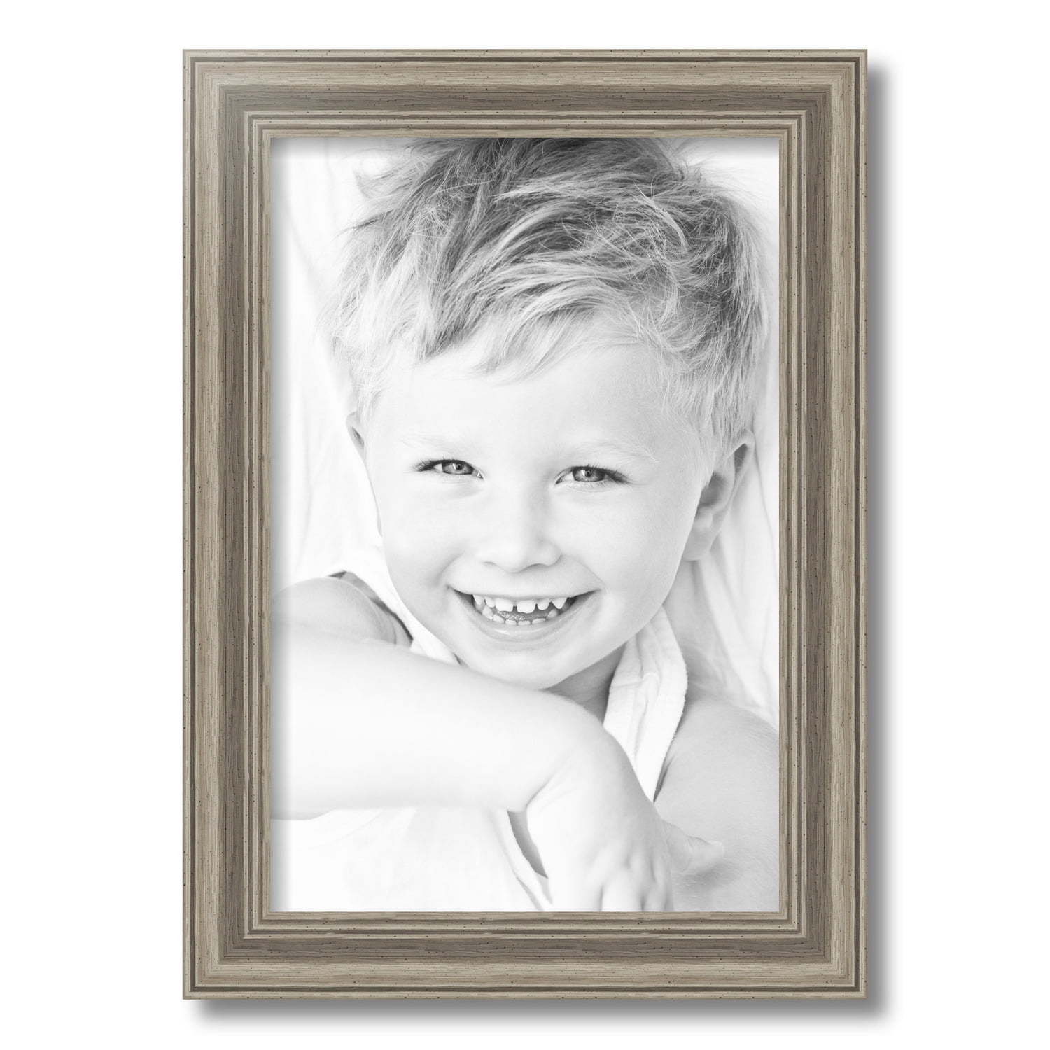 ArtToFrames 12" x 18" Silver Picture Frame, 12x18 inch Silver MDF