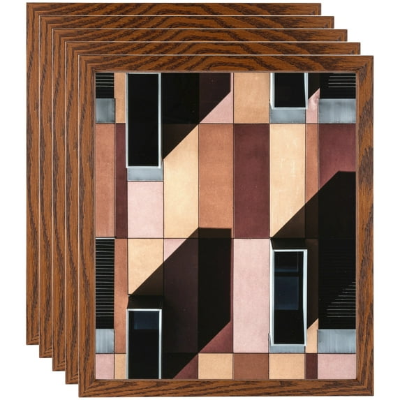 ArtToFrames 12" x 18" Walnut Picture Frame, 12x18 inch Brown Wood Poster Frame (WOM-4215), 5 Pack