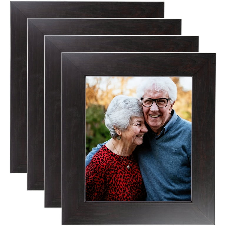 ArtToFrames 12 x 18 Wide Dark Walnut Picture Frame 12x18 inch Brown Wood Poster Frame WOM 4823 4 Pack
