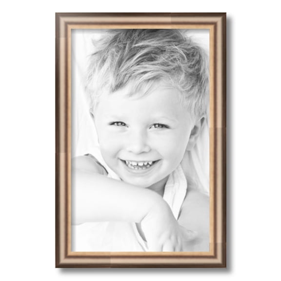 ArtToFrames 12" x 19" Anique Silver Picture Frame, 12x19 inch Silver Wood Poster Frame (WOM-4964)