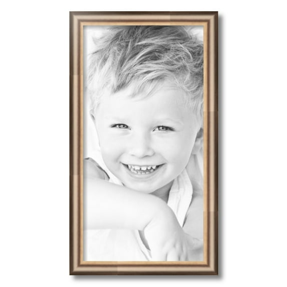 ArtToFrames 12" x 23" Anique Silver Picture Frame, 12x23 inch Silver Wood Poster Frame (WOM-4964)