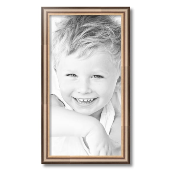 ArtToFrames 12" x 23" Anique Silver Picture Frame, 12x23 inch Silver Wood Poster Frame (WOM-4964)
