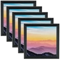 thumbnail image 1 of ArtToFrames 12" x 24" Black with Beads Picture Frame, 12x24 inch Black Wood Poster Frame (WOM-4625), 5 Pack, 1 of 6