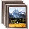 thumbnail image 1 of ArtToFrames 12" x 24" Contrast Grey Picture Frame, 12x24 inch Gray Wood Poster Frame (WOM-4930), 5 Pack, 1 of 7